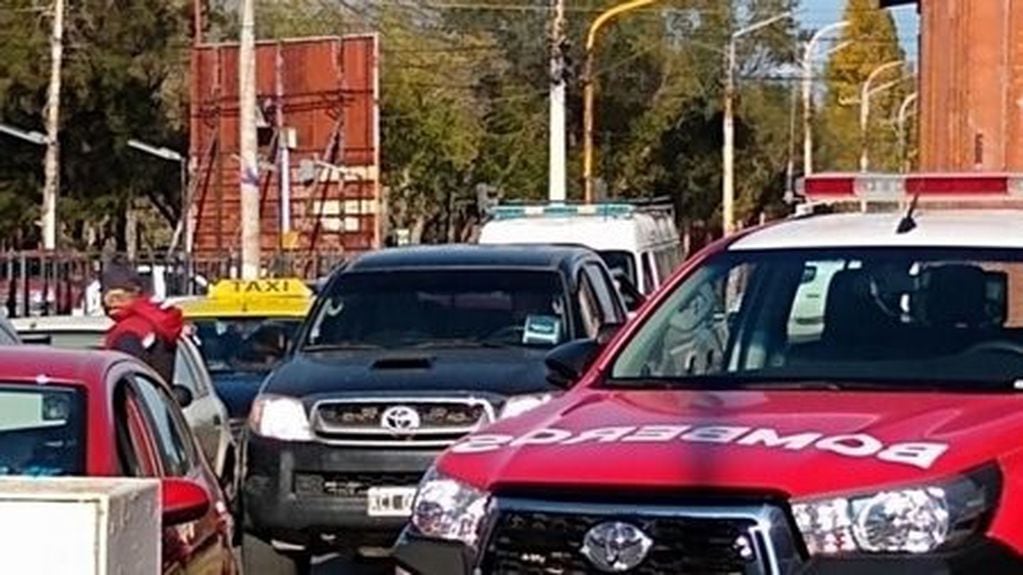 Secretario de Alicia Kirchner chocó con una camioneta de Austral Construcciones.