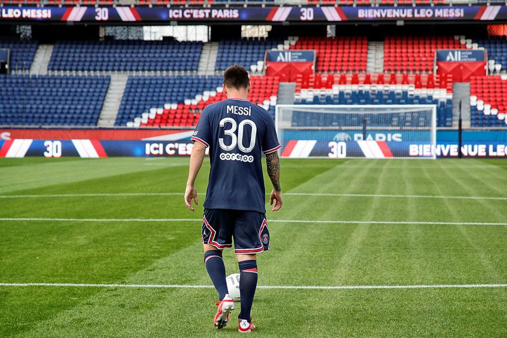 La "30", la camiseta que utilizará Messi en el PSG. (Foto: PSG)