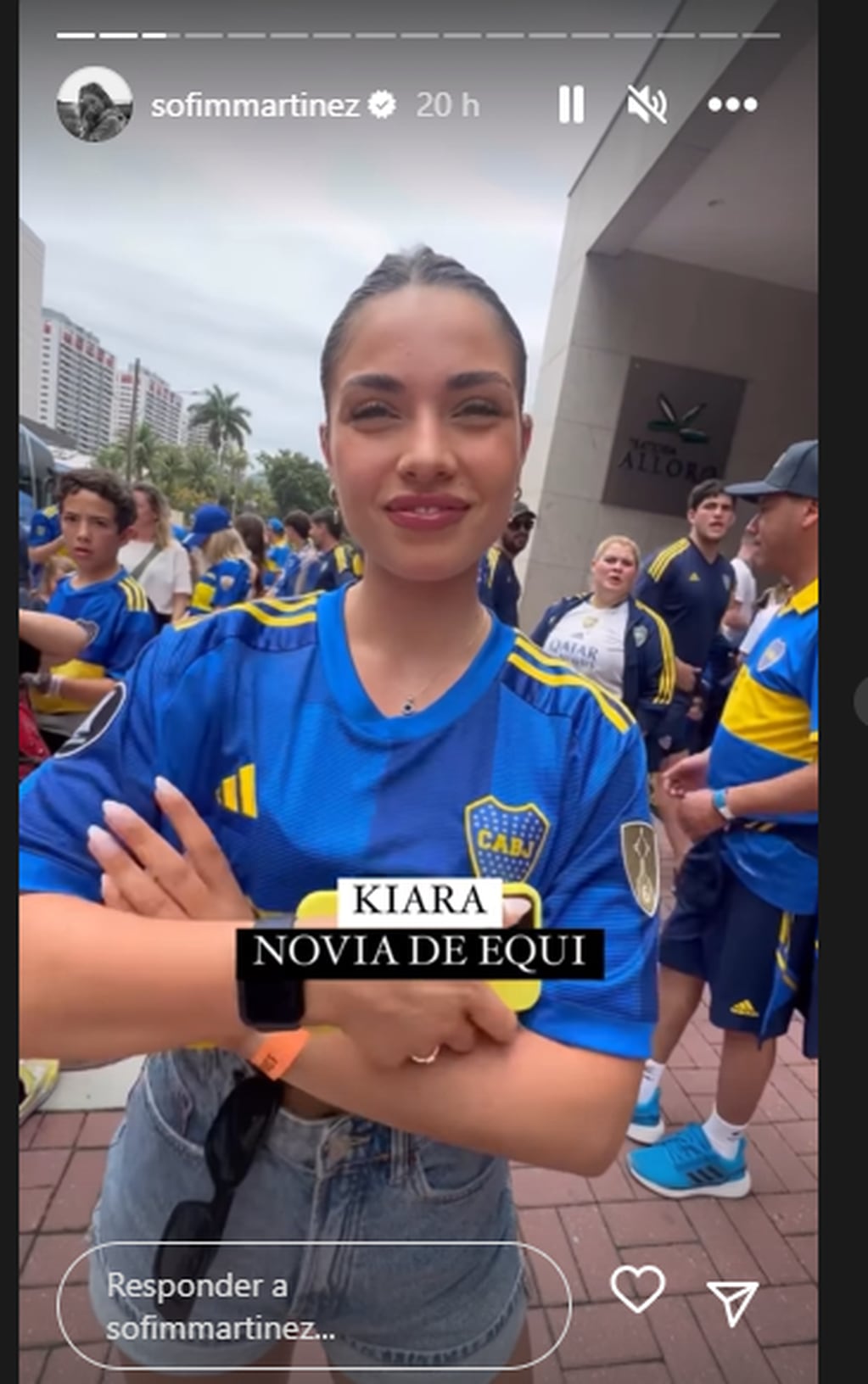 Quién Kiara Micaela Luna, la novia del jugador de Boca que la rompe en redes