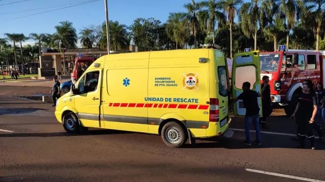 Puerto Iguazú: bomberos voluntarios cuentan con una nueva unidad de traslado