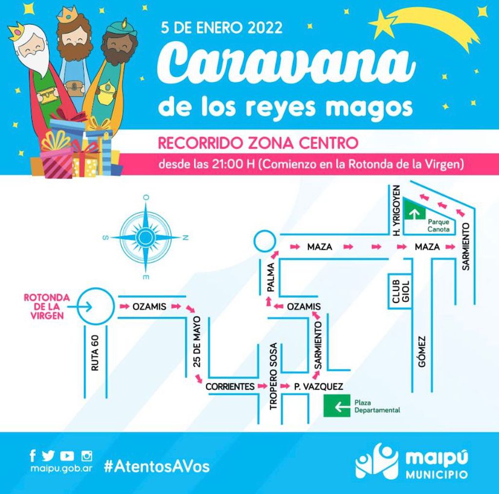 Itinerario Maipú Centro