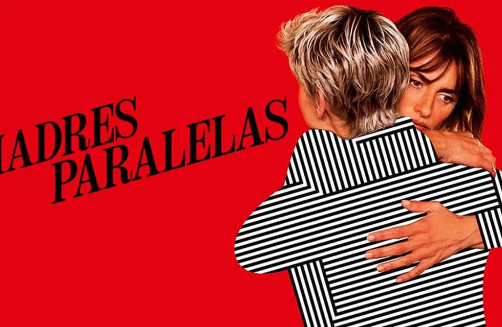 Afiche de presentación del film de Pedro Almodóvar "Madres Paralelas"