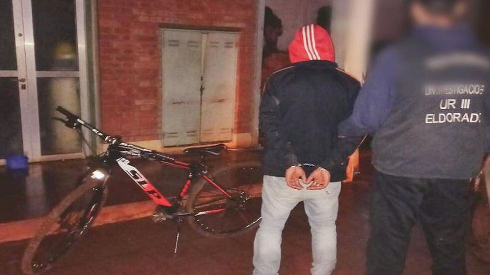 Comercializó una bicicleta robada y fue detenido.