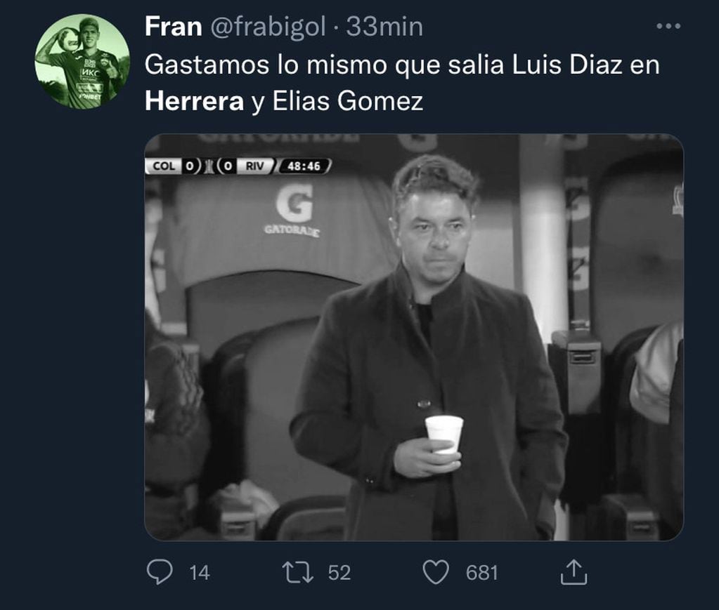 Marcelo Herrera y Elías Gómez fueron blanco de memes.