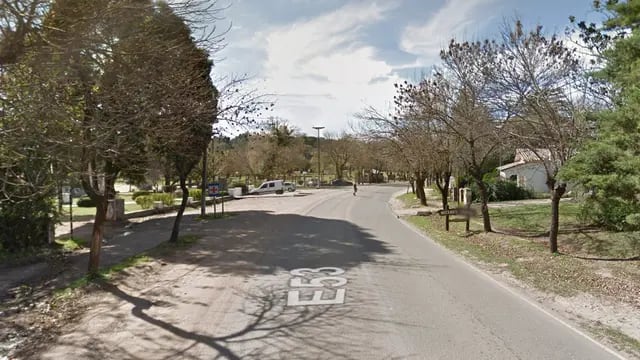 La Granja. La zona cercana al siniestro (Google Maps).