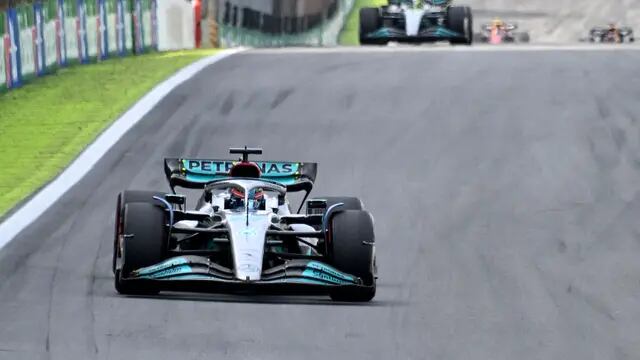 1-2 de Mercedes en Brasil, con Russell ganador y Hamilton escolta.