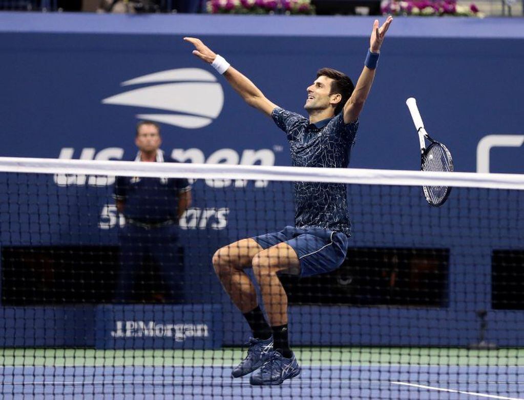 Novak Djokovic celebra el campeonato (Foto: Julie Jacobson/AP)