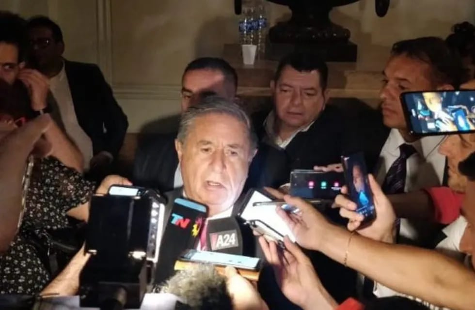 El expresidente Eduardo Duhalde, presente en la asunción de Alberto Fernández. (Web)