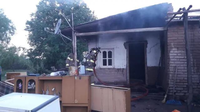 Incendio en casa de Cañada Seca
