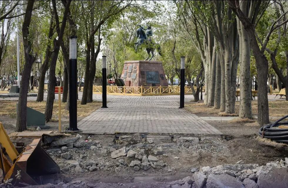 La plaza central de Rio Gallegos será renovada totalmente