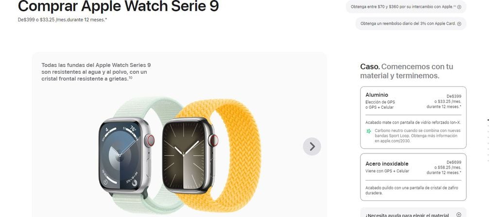 Esto es lo que vale un Apple Watch última generación en Miami.