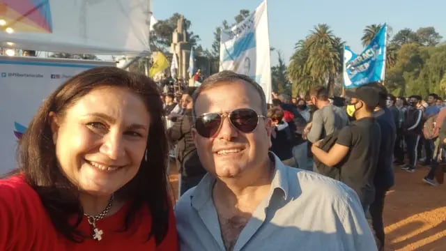 Eugenia Gordillo y Rubén Petetta, de La Libertad Avanza