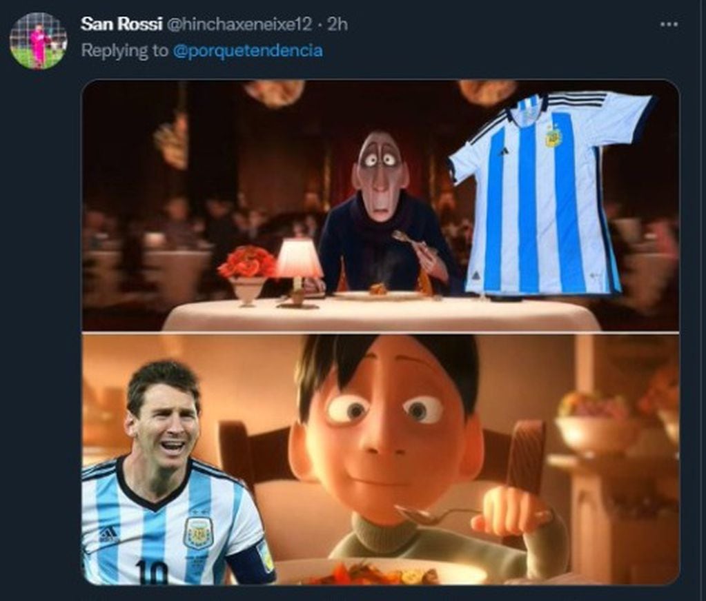 Memes sobre la nueva camiseta de la Selección Argentina