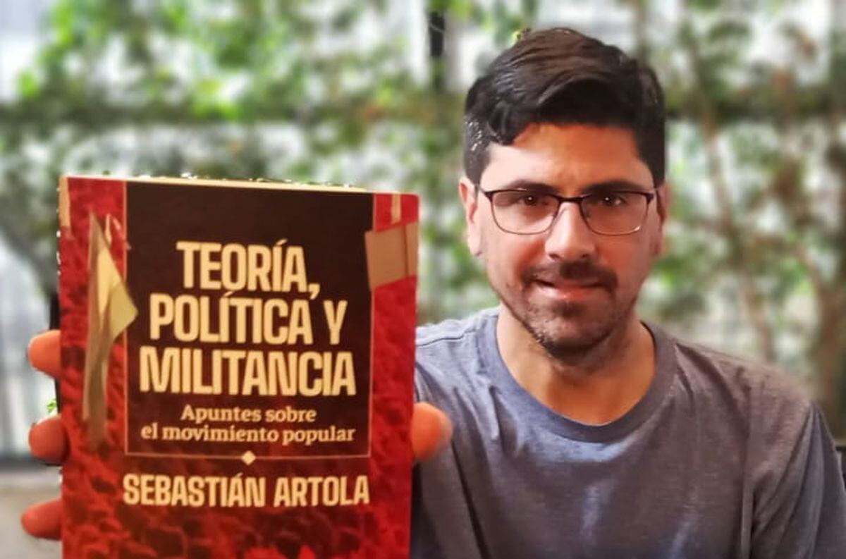 Sebastián Artola visitará Rafaela para presentar su libro “Teoría, política y militancia. Apuntes para el movimiento popular”.