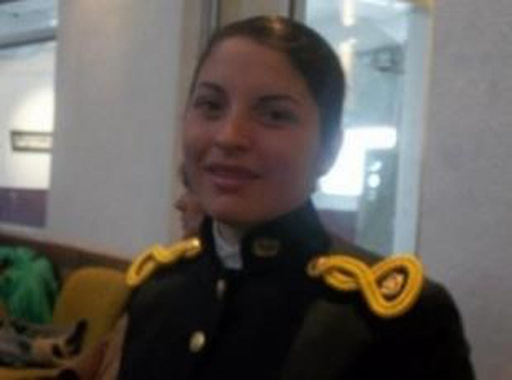 Casandra Fernández, la cadete asesinada.