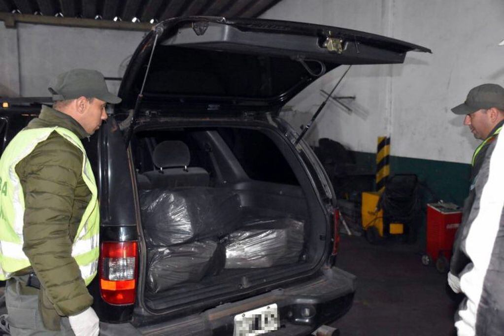 Secuestro de droga en Córdoba por parte de Gendarmería  que derivó en la desactivación de dos búnkers de fraccionamiento. (Prensa Gendarmería)