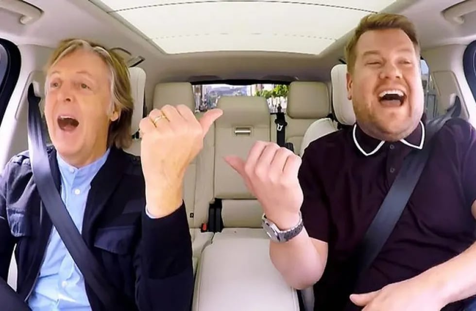 James Corden no maneja su auto en Carpool Karaoke