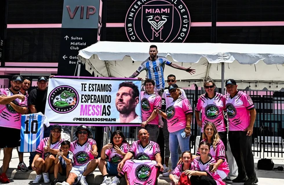 Los hinchas y admiradores de Messi en Miami