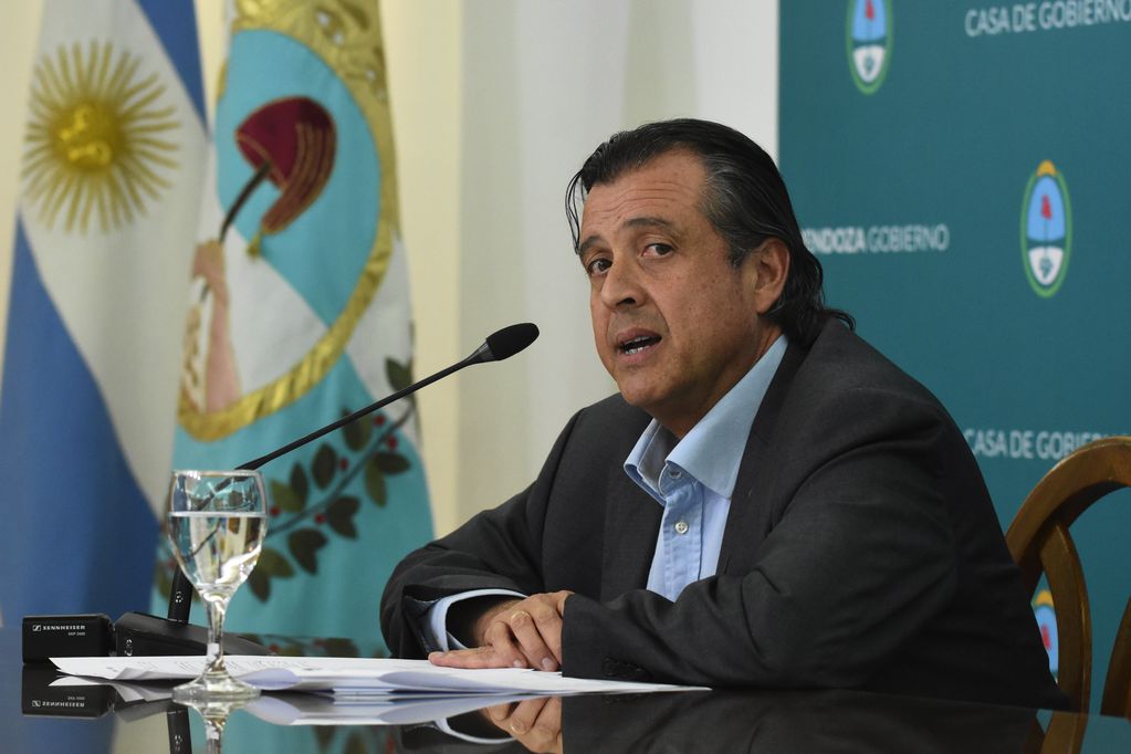 El Ministro de Gobierno, Trabajo y Justicia Víctor Ibáñez