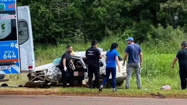Eldorado: falleció la mujer que se accidentó sobre Ruta 17