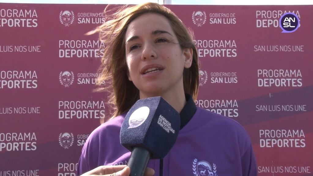 Cintia Ramírez, titular de Deportes de San Luis.