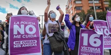 Bogotá. Protestas contra violencia policial en Colombia. (DPA)
