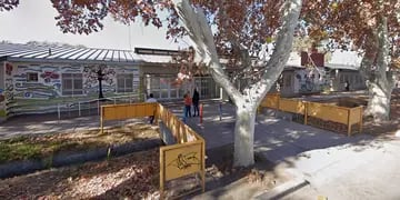 Escuela vandalizada en Las Heras