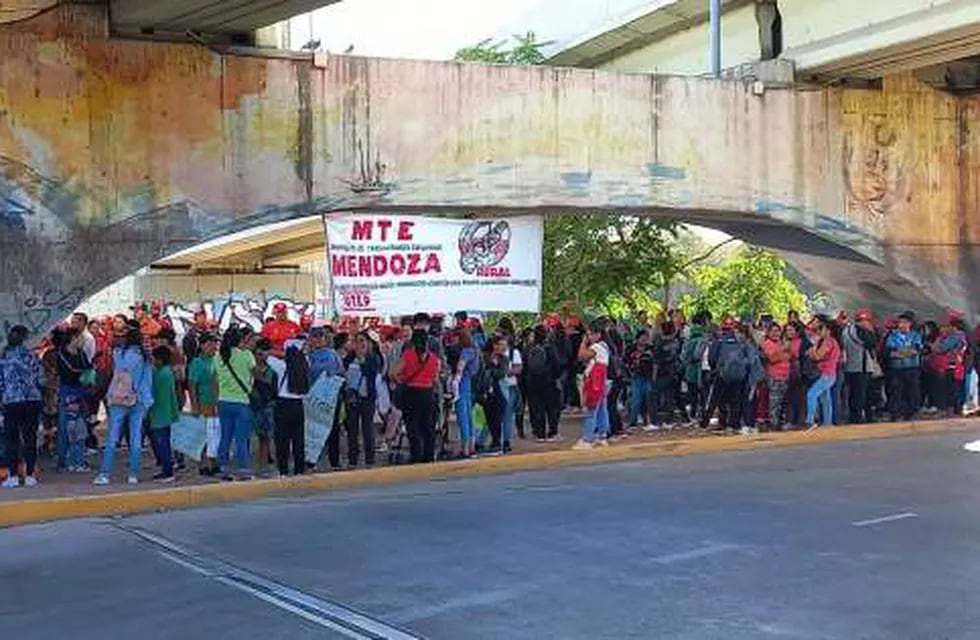 Productores rurales marcharon en Mendoza para mostrar la contracara de la Fiesta de la Vendimia.