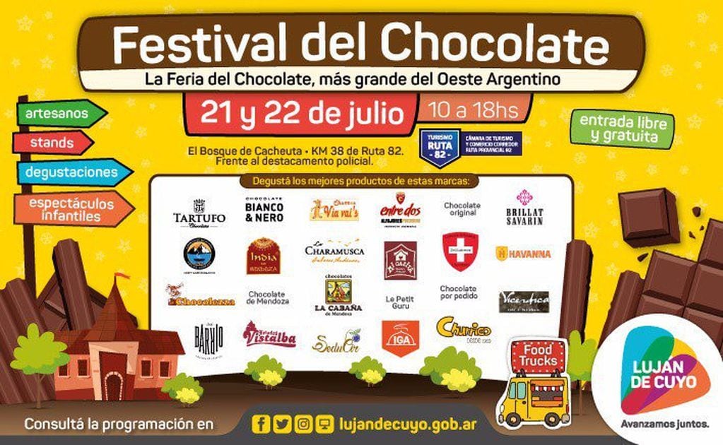 Se realiza la cuarta edición de la Fiesta del chocolate en Luján.