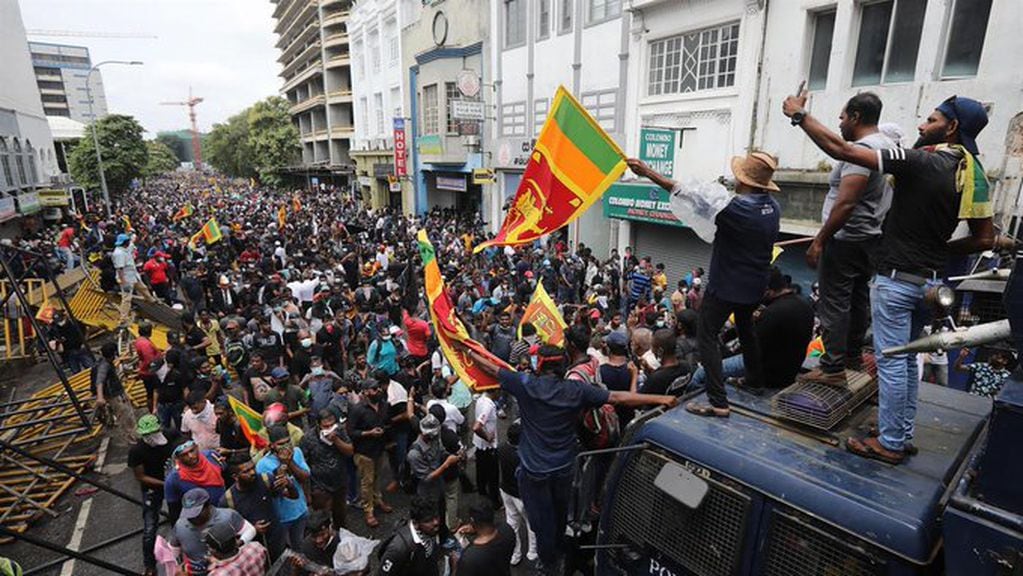 Sri Lanka en protesta.