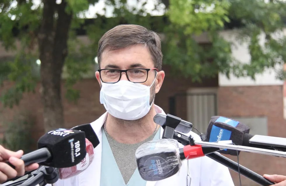 Dr. Diego Lanzotti a cargo de la dirección del hospital "Dr. Jaime Ferré" de Rafaela, fue golpeado esta mañana