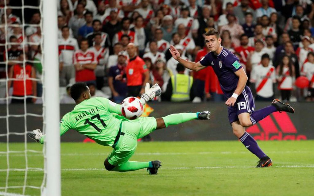 El momento del gol de Santos Borré (Foto: Andrew Boyers/REUTERS)
