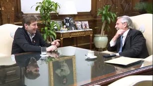 El Gobernador junto a Alberto Fernández