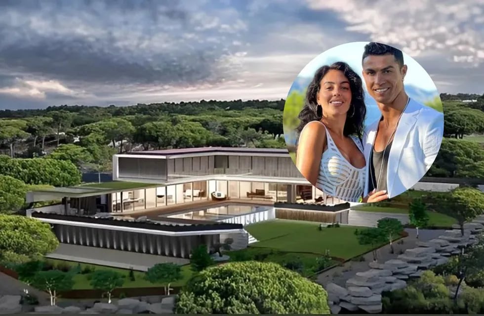 Cómo es la lujosa mansión que Cristiano Ronaldo y Georgina Rodríguez compraron en Portugal.