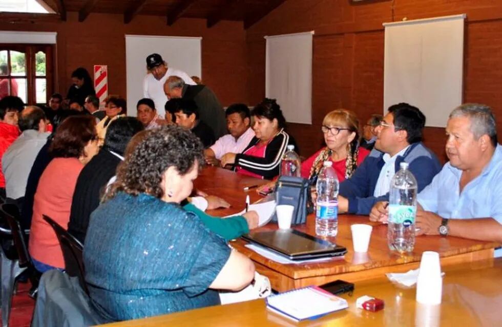 Dirigentes de gremios estatales de Jujuy
