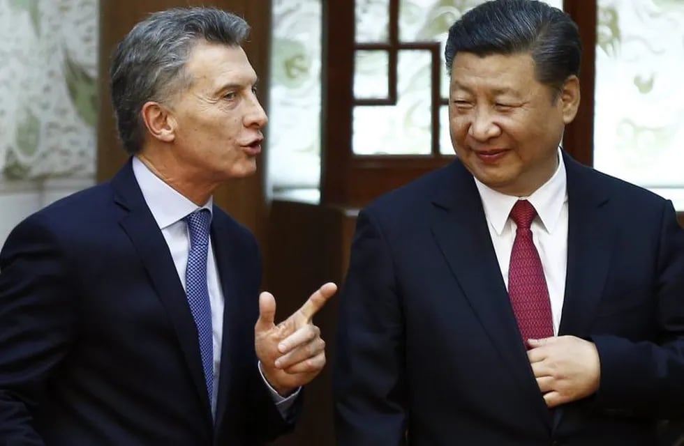 Mauricio Macri y Xi Jinping