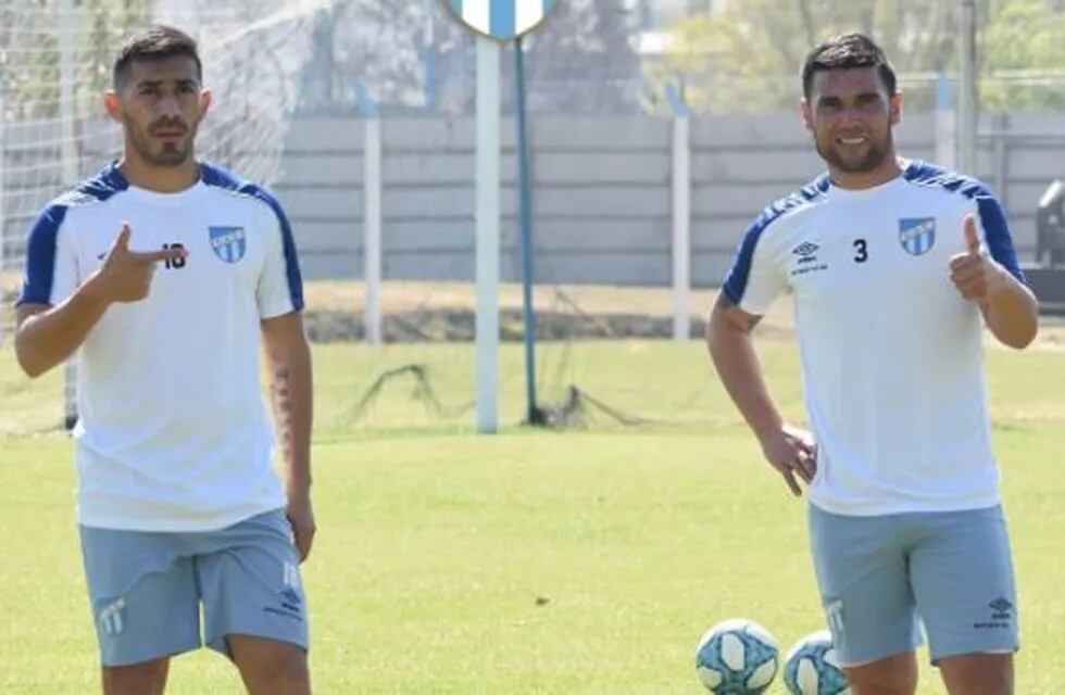 Acosta y Alustiza jugadores de Atlético Tucumán (Foto: TyC Sports)