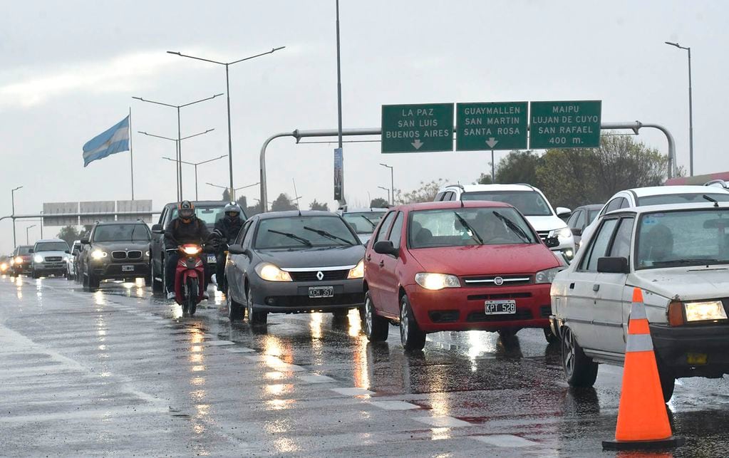 Las lluvias en Mendoza dejaron daños en toda la provincia.
Foto: Orlando Pelichotti