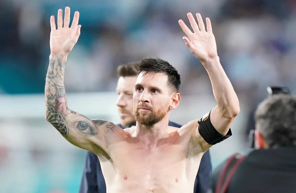 Messi fue bautizado con un nuevo apodo por sus compañeros. (AP)