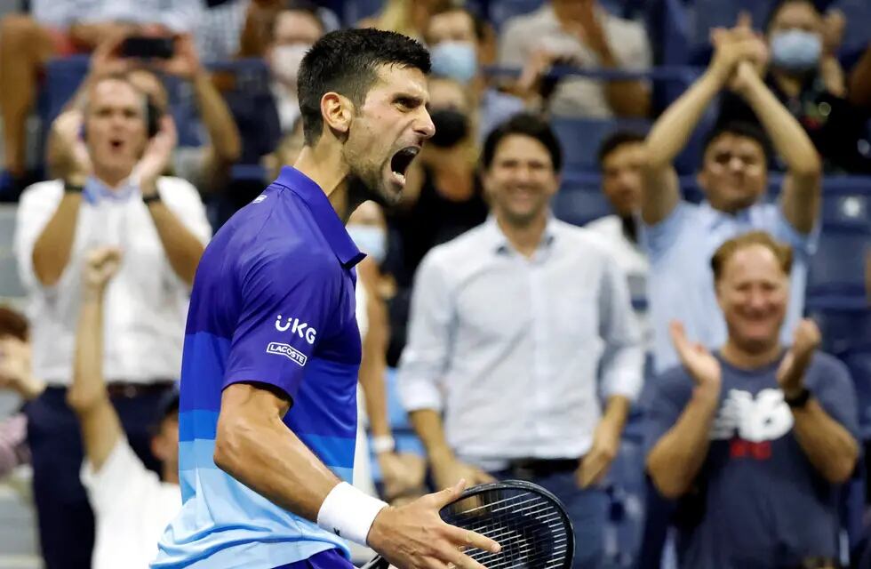 Novak Djokovic avanzó a semifinales del US Open.