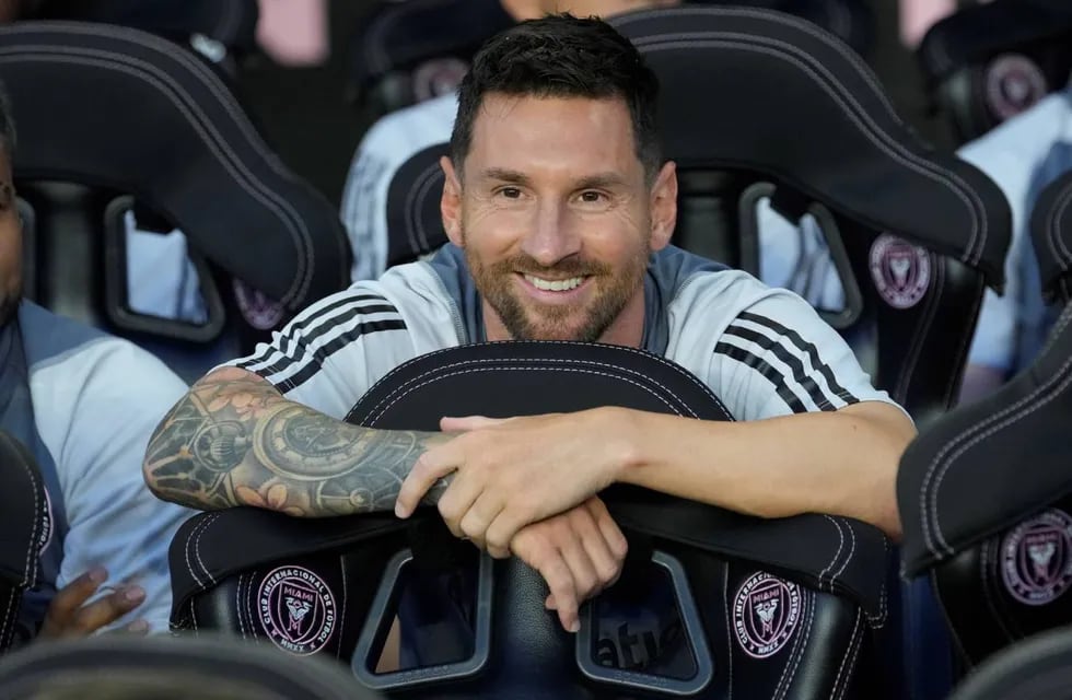 ¿Lionel Messi enfrentando a Talleres? Qué dijo Andrés Fassi. (AP)