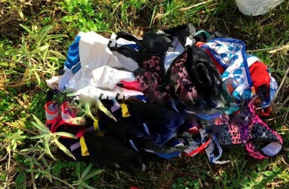 Nogoyá: un trabajador recorría el campo y encontró bolsas con decenas de tangas.