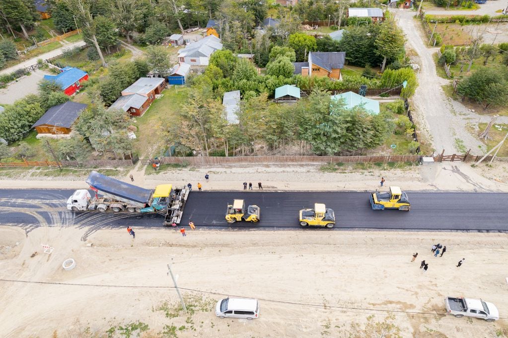 Tierra del Fuego: asfaltaron un nuevo sector de la ruta provincial Nº1