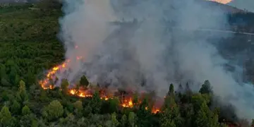 Incendios en el sur de Bariloche