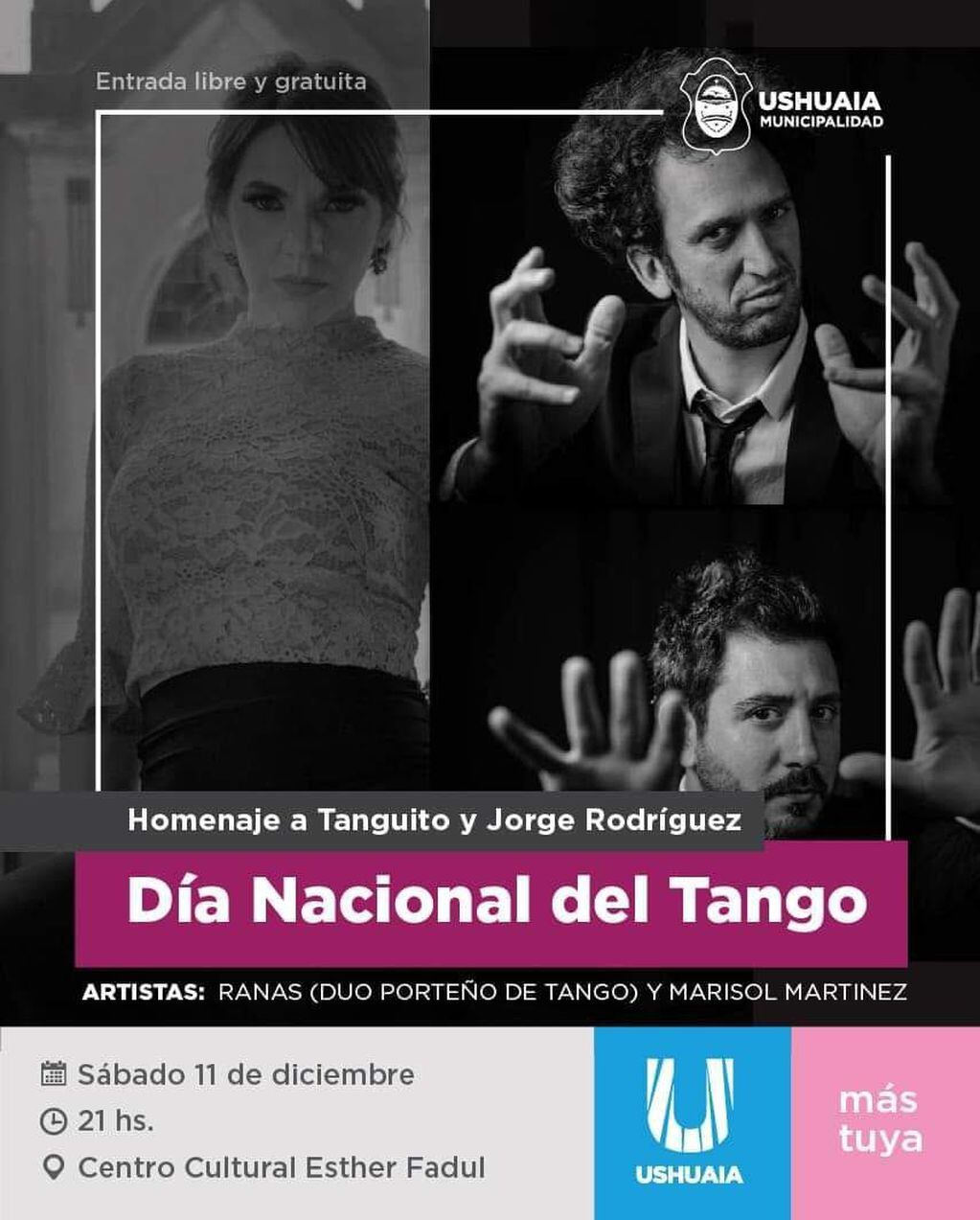 La ciudad celebrará el Día Nacional del Tango