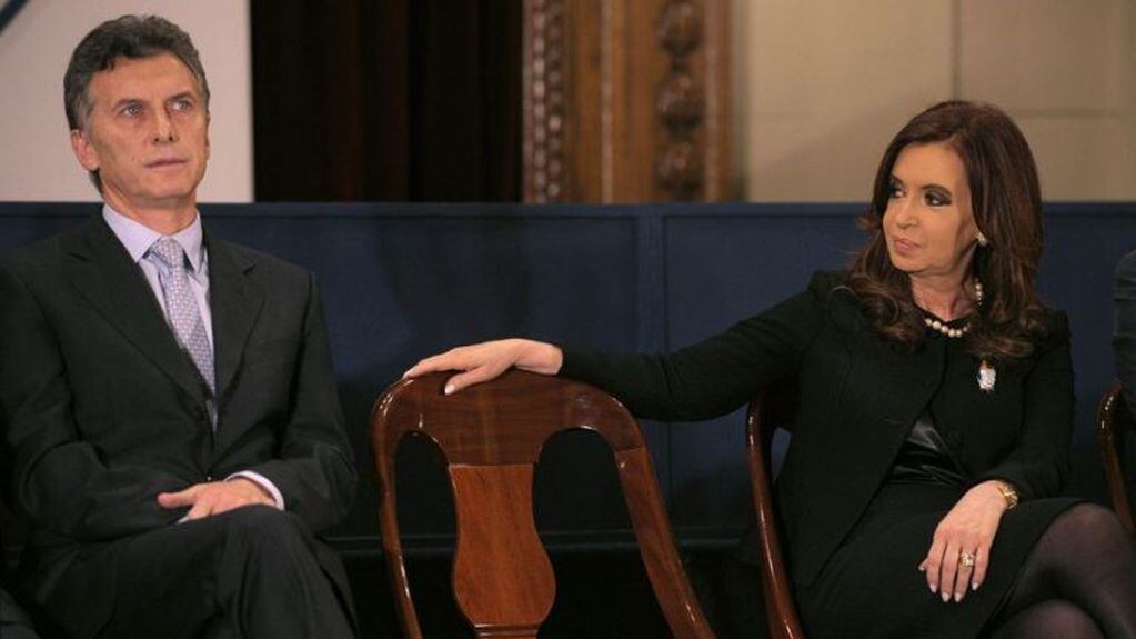 Mauricio Macri y Cristina Fernández de Kirchner.