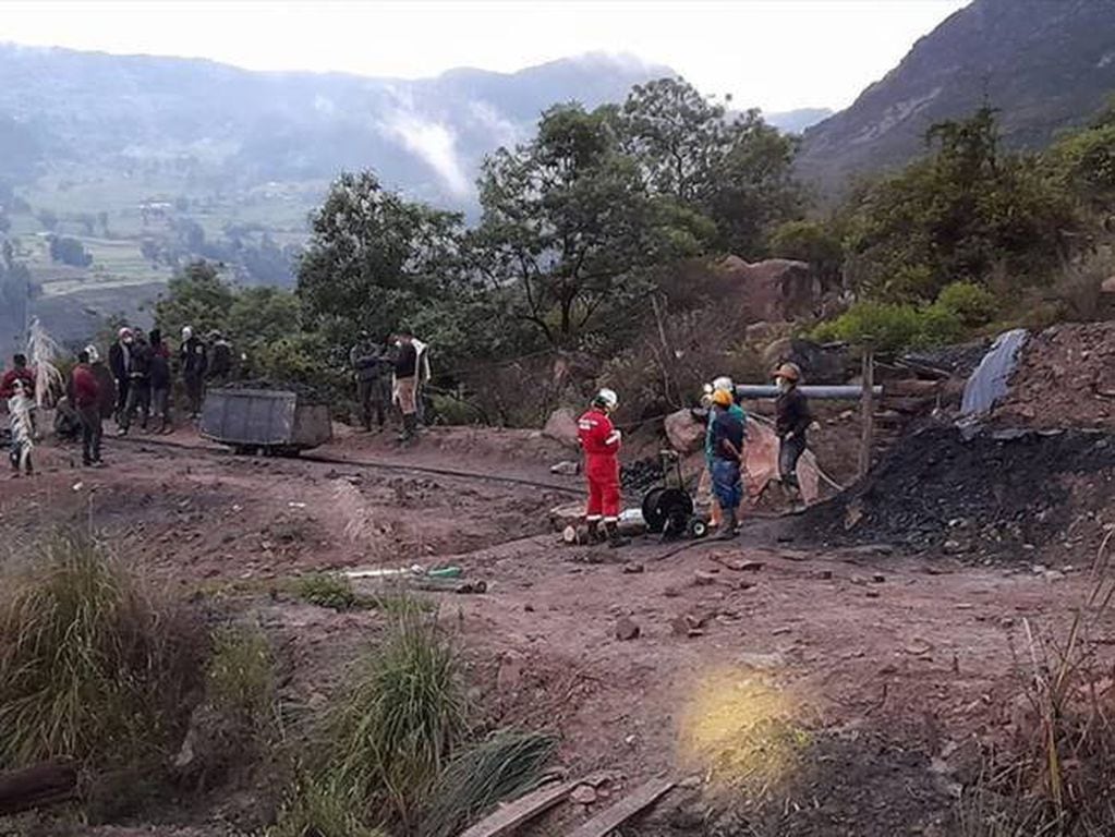Explosión en una mina en Colombia.