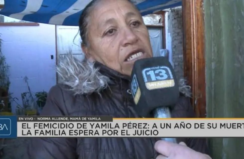 Norma Allende, madre de Yamila Pérez, pidió saber dónde están los brazos de su hija.