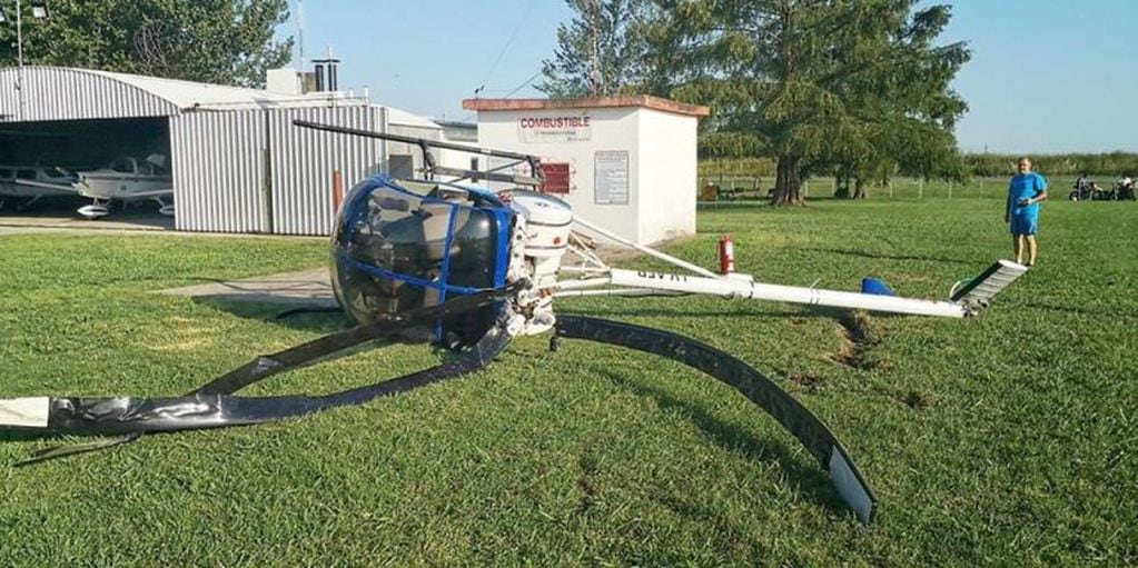 Accidente aéreo en Casilda: cayó un helicóptero (Día 7)