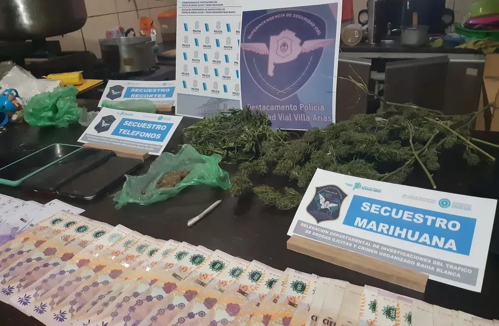 Allanamientos por drogas en Punta Alta